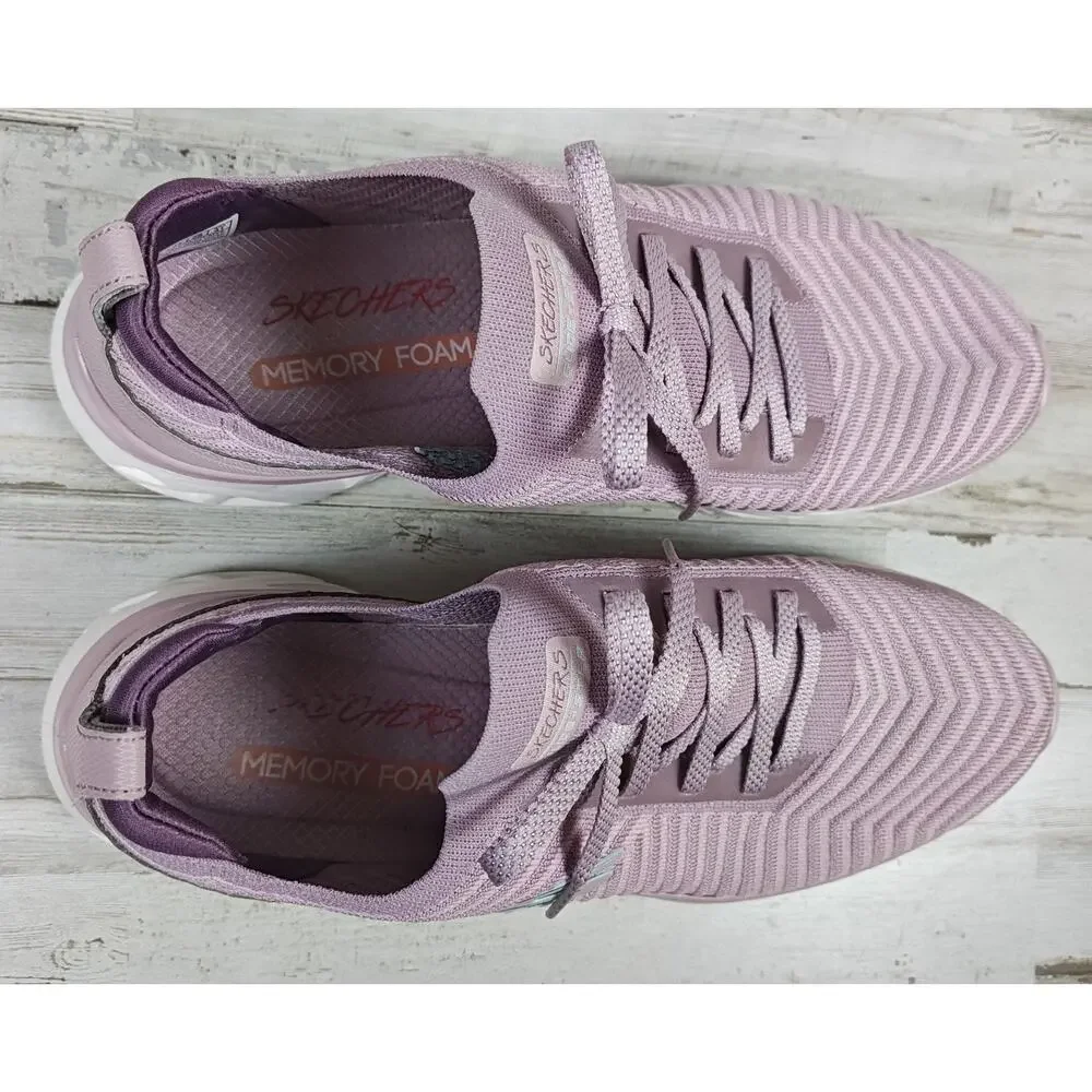 SKECHERS Women's Glide Step Sport New Hype Mauve Sneakers 149558 Size 11